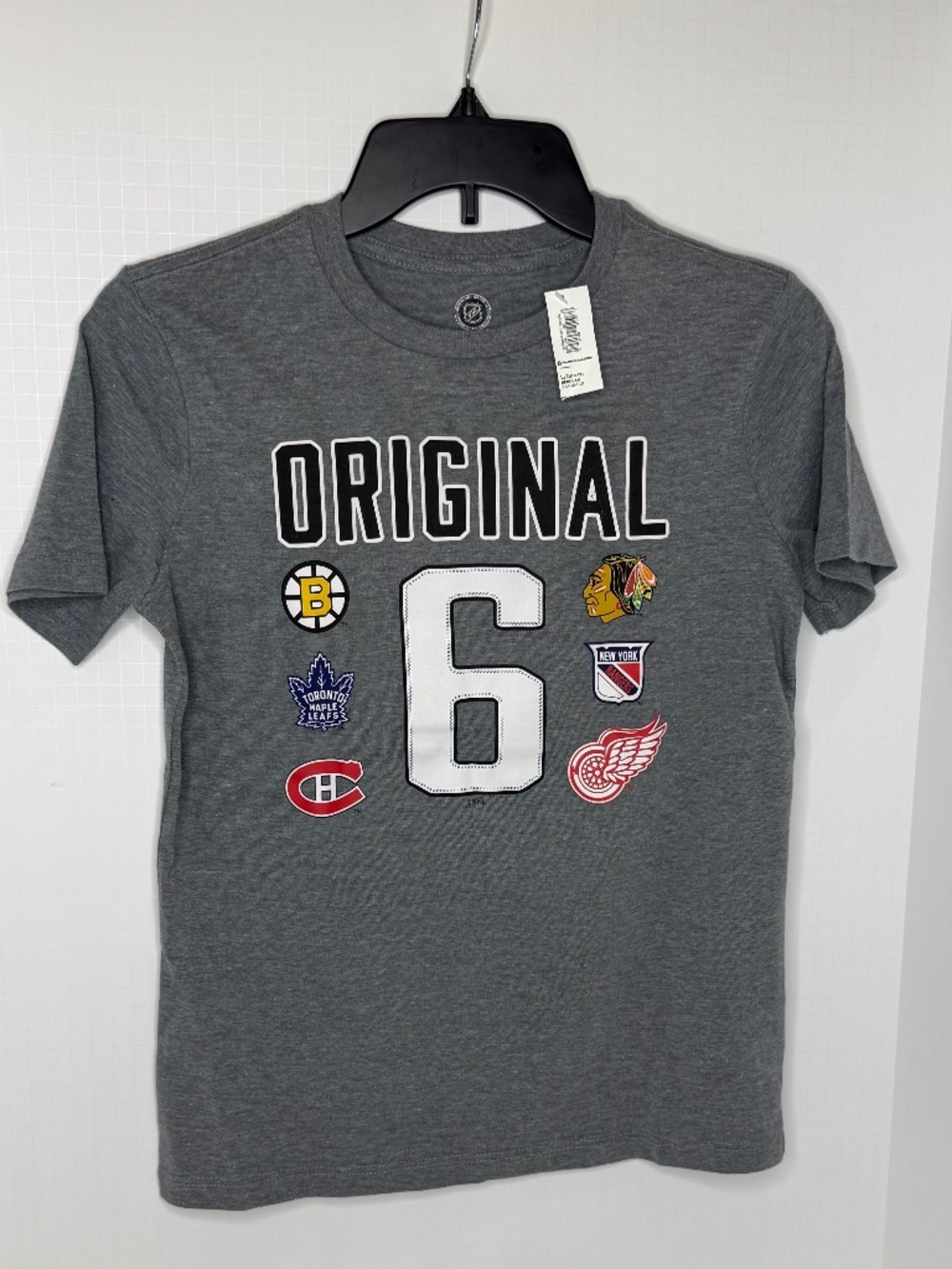 NWT Kids Old Navy Original 6 NHL T-Shirt Size Large
